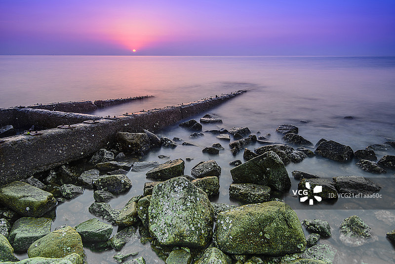 大海日出图片素材