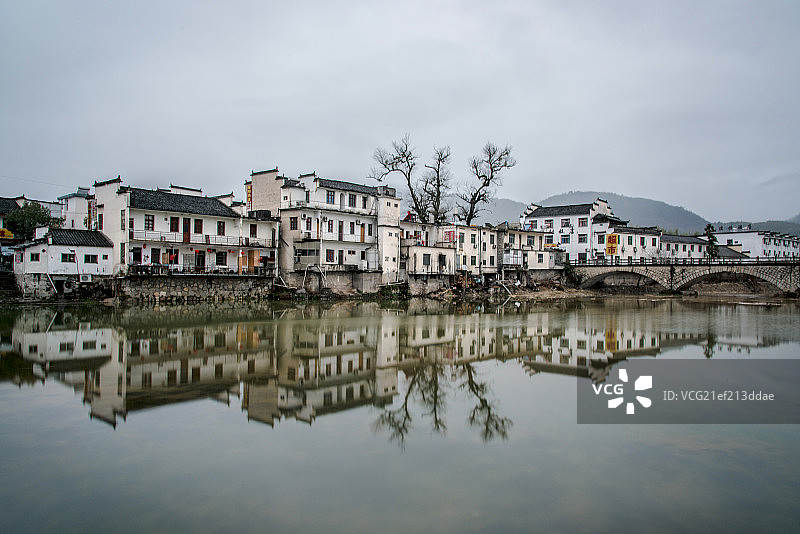 黄山徽文化宏村风光图片素材