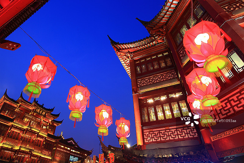 上海豫园图片素材