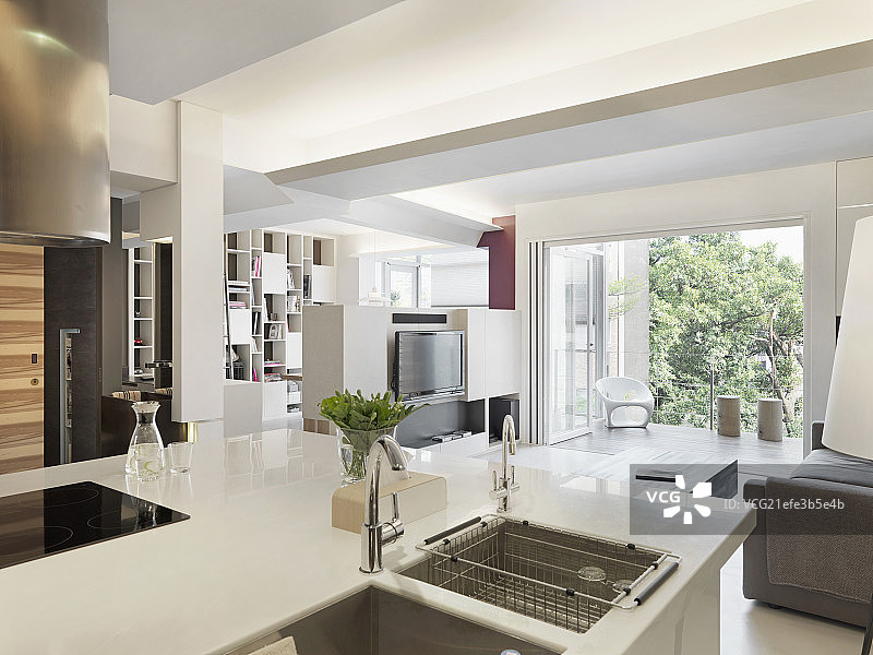 客厅和厨房图片素材