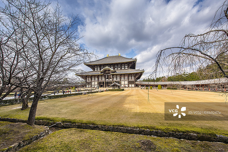 日本东大寺秋景图片素材