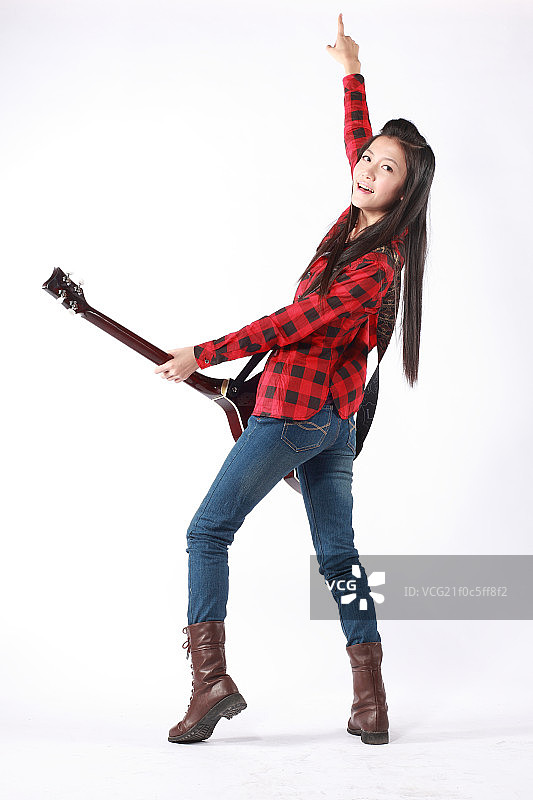 女贝司手图片素材