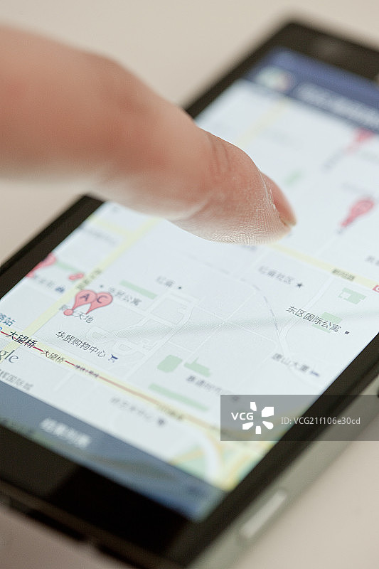 手触摸屏幕图片素材