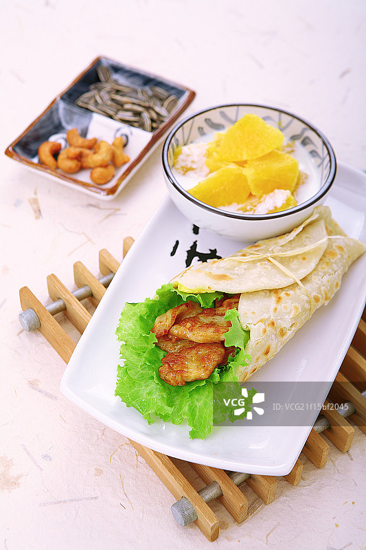 鸡蛋灌饼图片素材