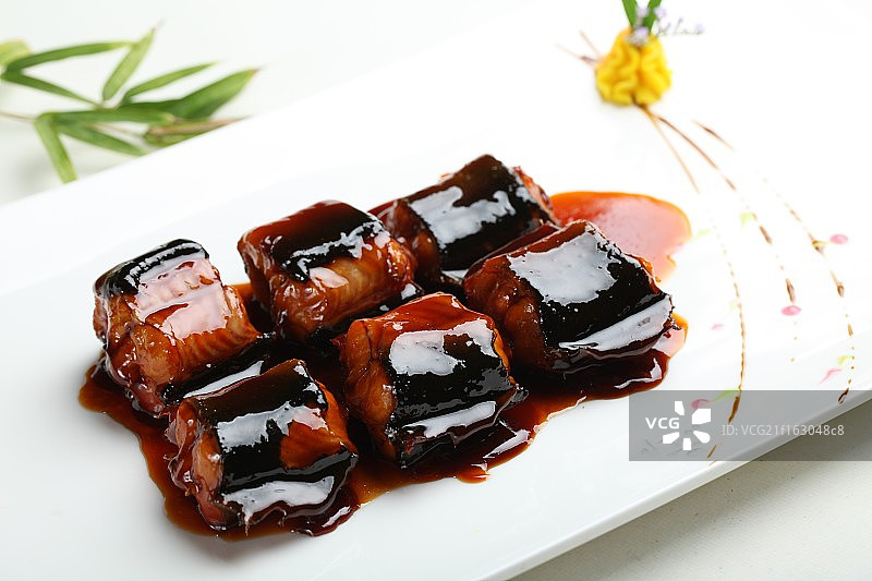 锅烧鳗鱼图片素材