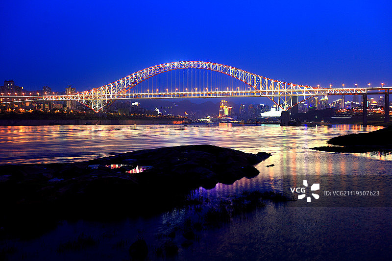 重庆朝天门大桥图片素材