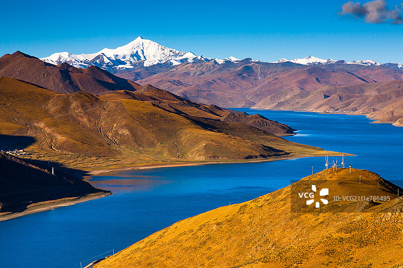 羊卓雍错图片素材