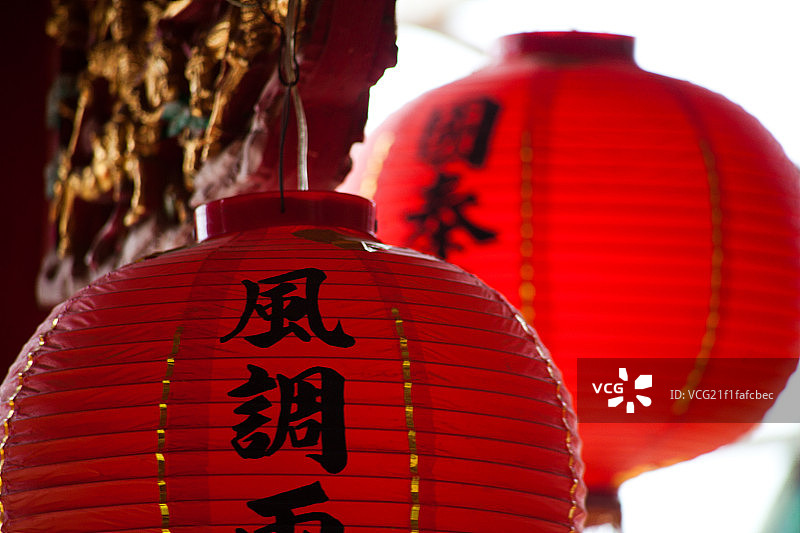 风调红灯笼图片素材