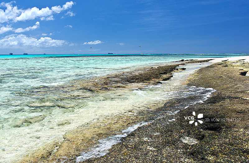 塞班之军舰岛图片素材