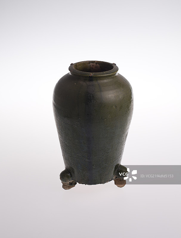 汉代陶器谷仓图片素材