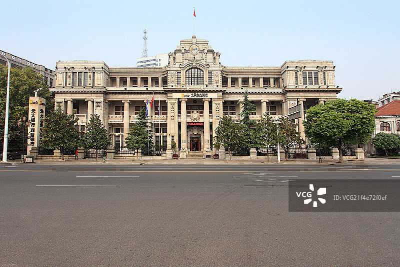 武汉沿江大道历史建筑图片素材