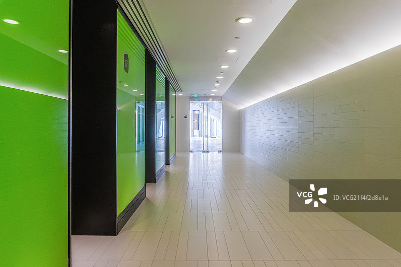 现代建筑走廊图片素材