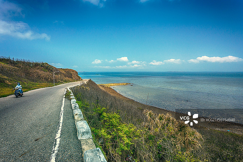 海边公路图片素材