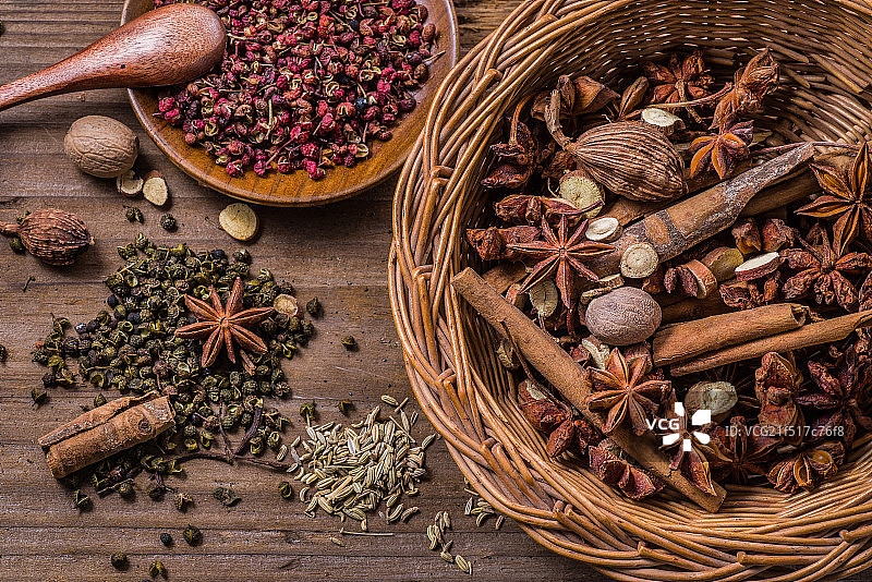 中式菜肴传统调味品图片素材