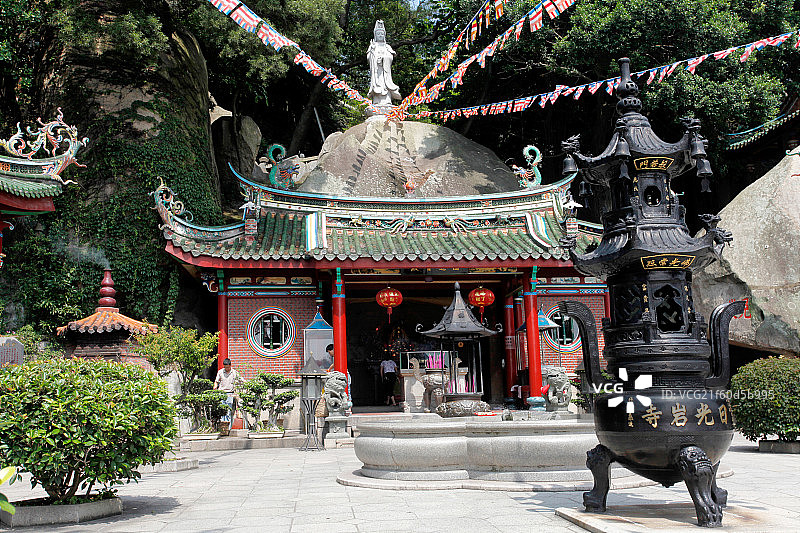 厦门鼓浪屿日光岩寺图片素材