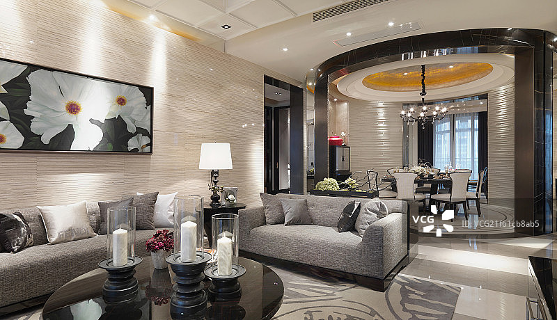 整洁的客厅图片素材