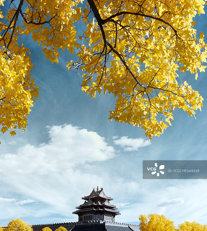 北京故宫角楼图片素材