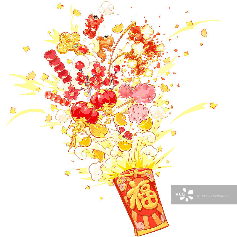 庆贺新年图片素材