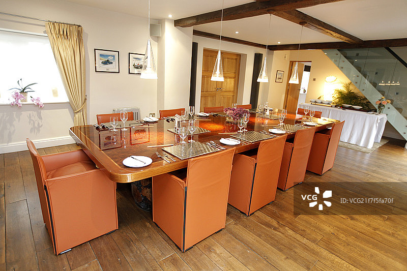 欧式装饰风格的餐厅图片素材