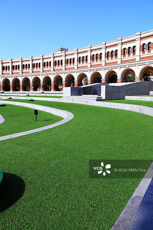 天津著名景点民园图片素材