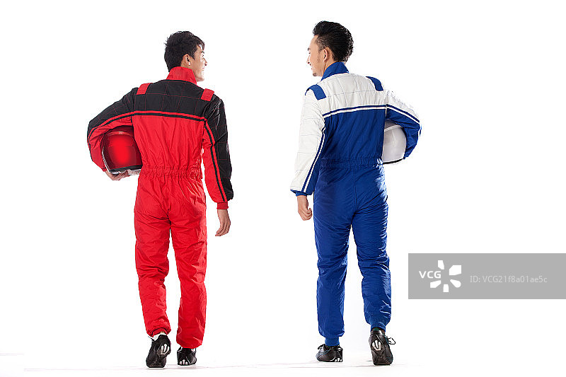 青年赛车手图片素材