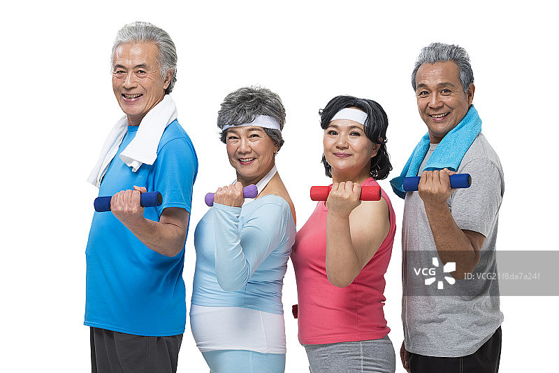 老年人运动健身图片素材