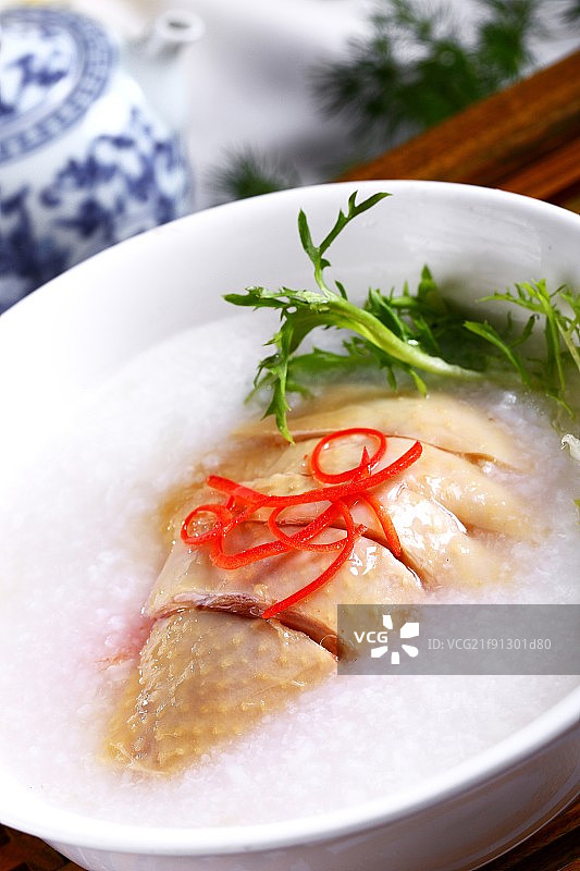 生滚三黄鸡粥图片素材