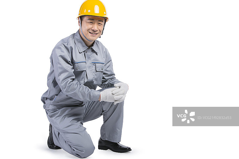 建筑工人肖像图片素材