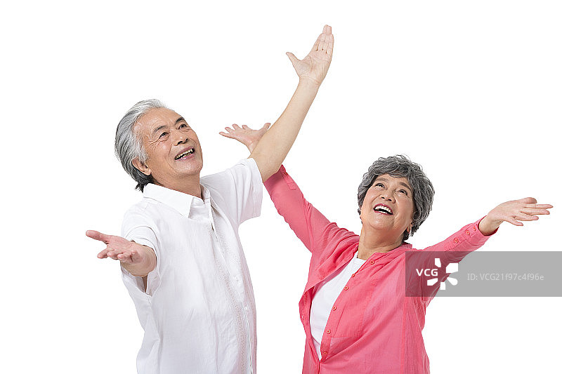 快乐的老年夫妇图片素材