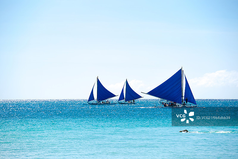 白天的海洋图片素材