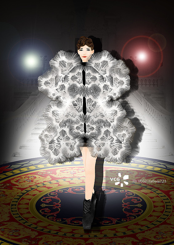 人物服饰插画图片素材