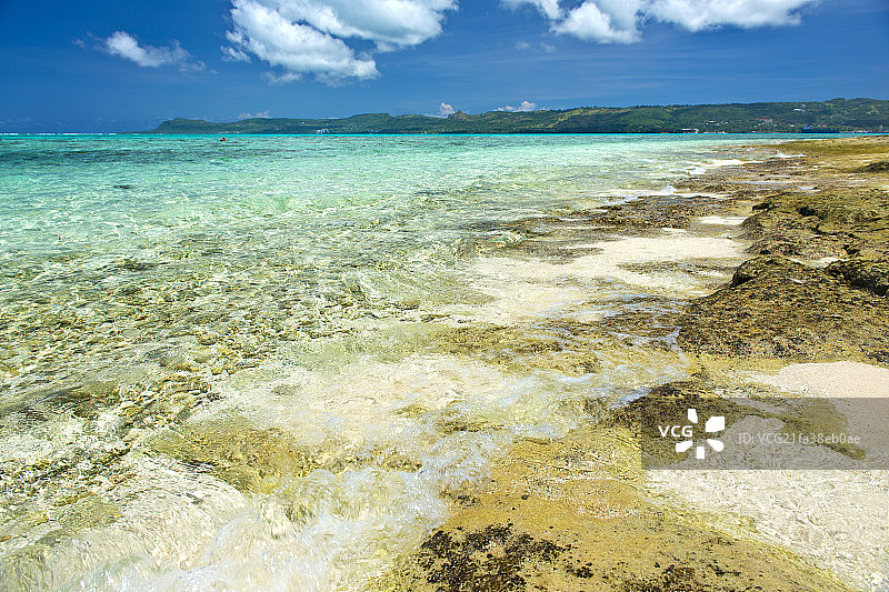 塞班之军舰岛图片素材