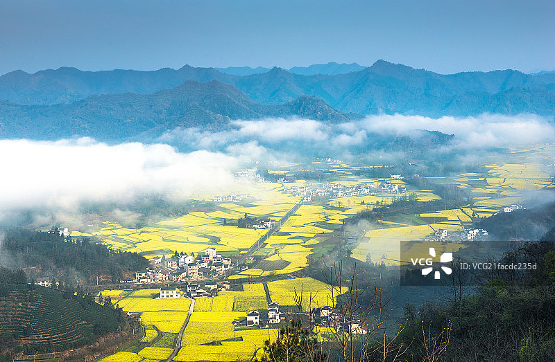 安徽省黄山市黟县柯村风光图片素材