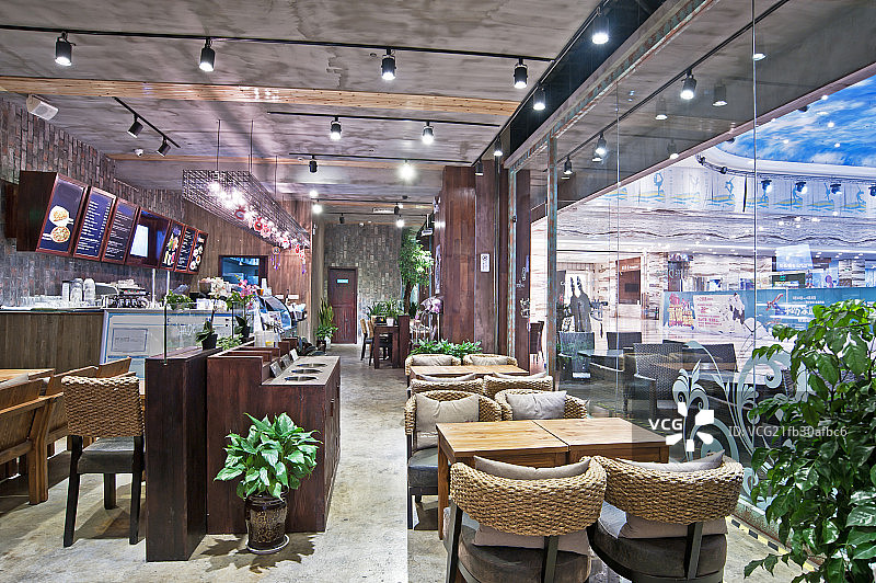 时尚咖啡店图片素材