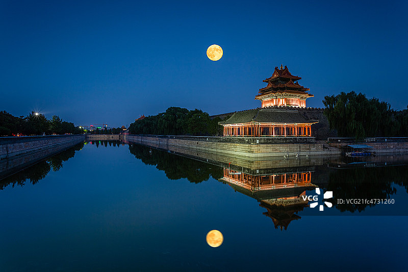 北京故宫角楼图片素材