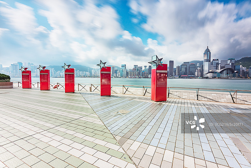 香港维多利亚湾图片素材