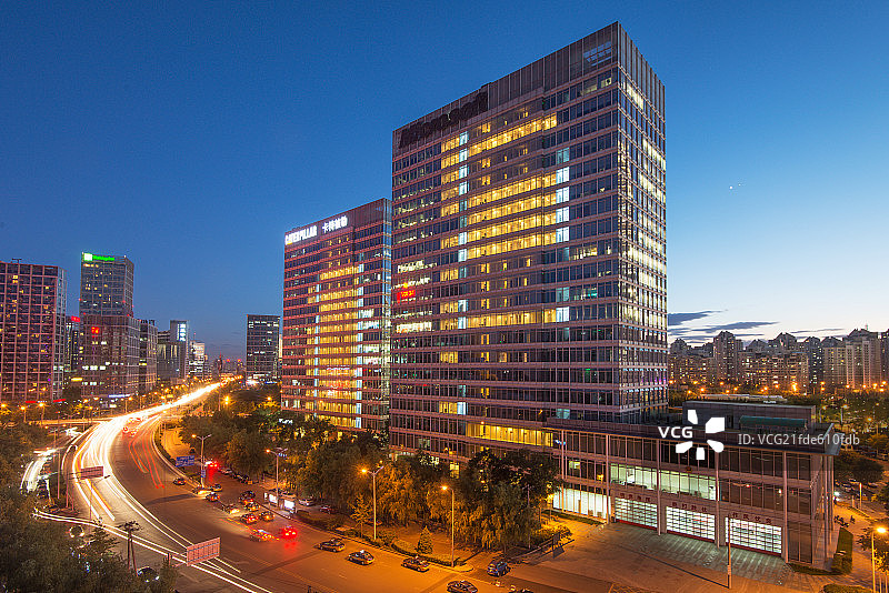 北京望京微软大厦图片素材