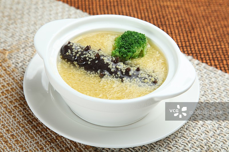 小米炖海参图片素材