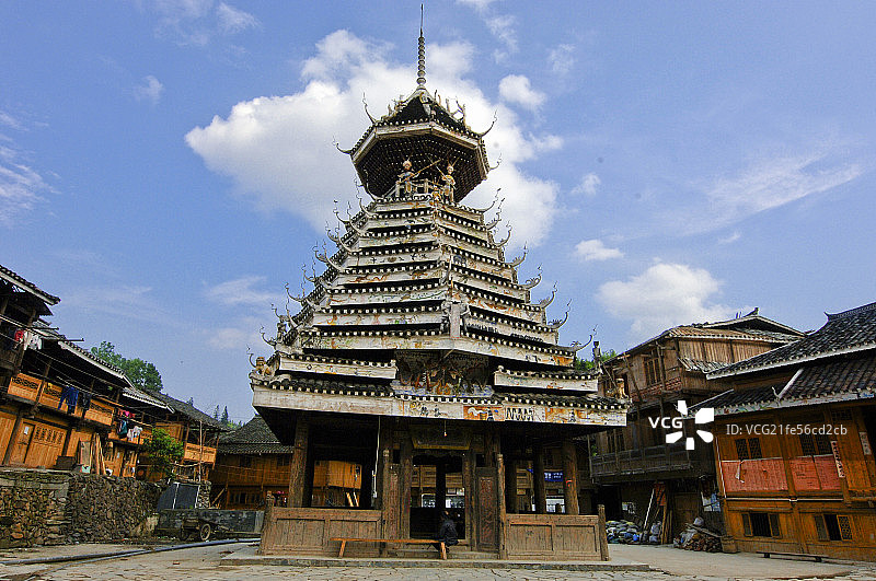 三宝侗寨图片素材