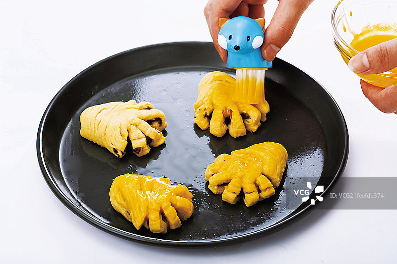 酥皮点心制作步骤图片素材