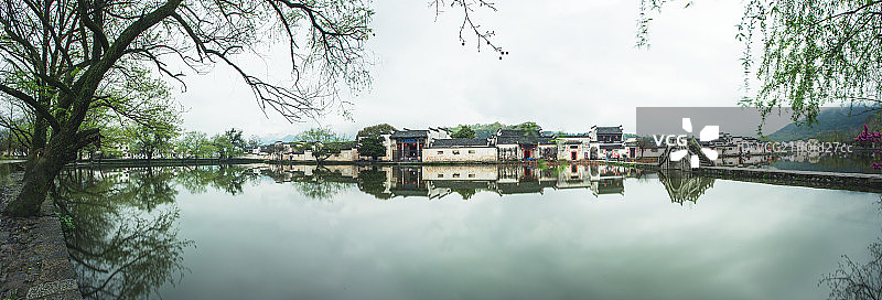 安徽宏村南湖图片素材