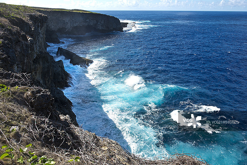 北马里亚那群岛塞班之自杀崖图片素材