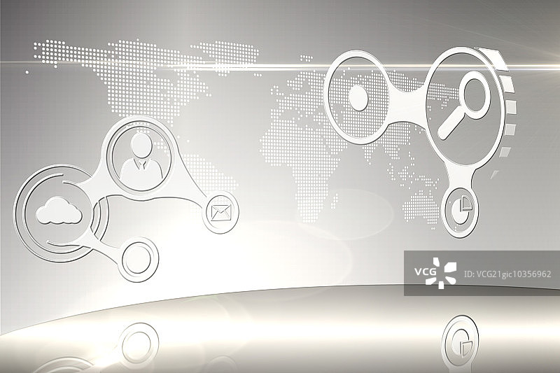 灰色未来科技界面图片素材