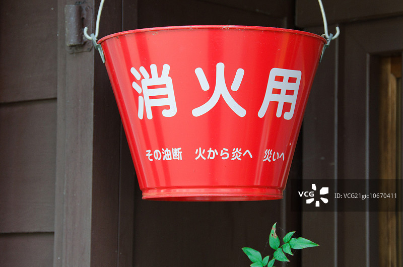 消防水桶图片素材