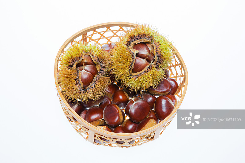 栗子图片素材