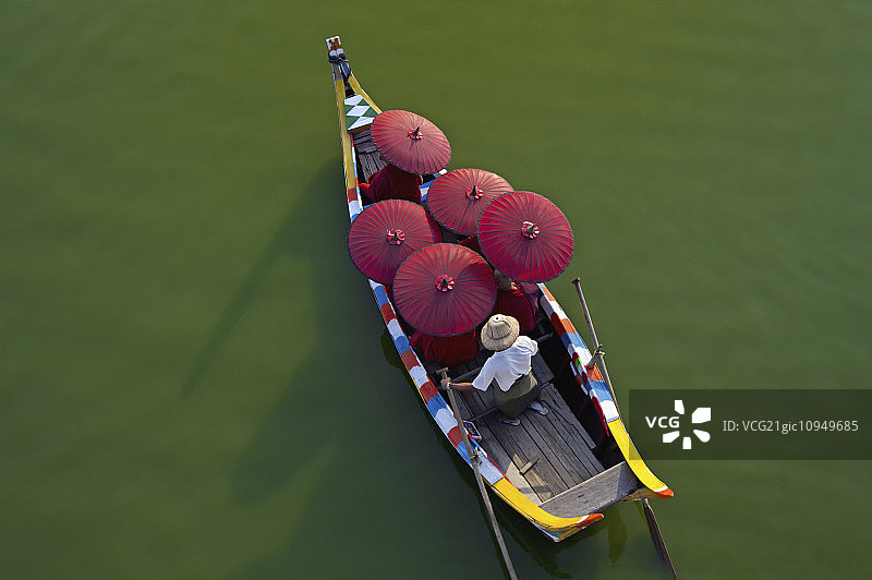 缅甸曼德勒的伊洛瓦底江图片素材