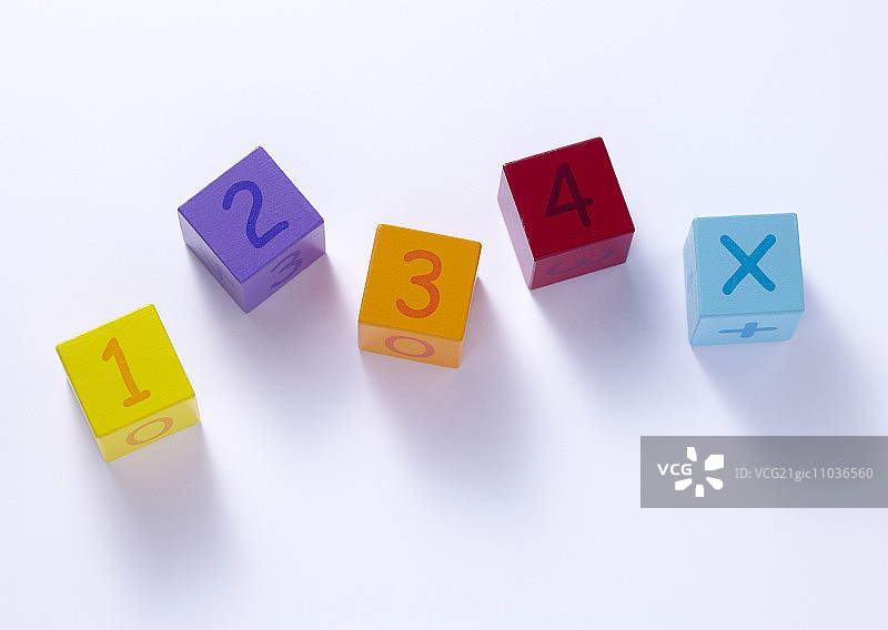 数字方块图片素材