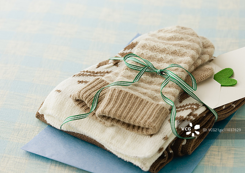 手套和围巾图片素材