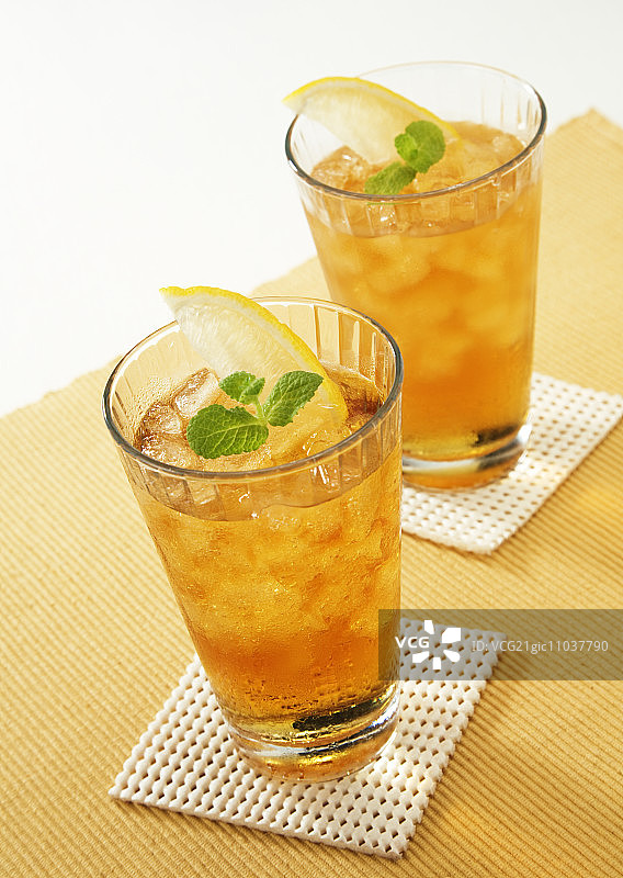 柠檬冰茶图片素材