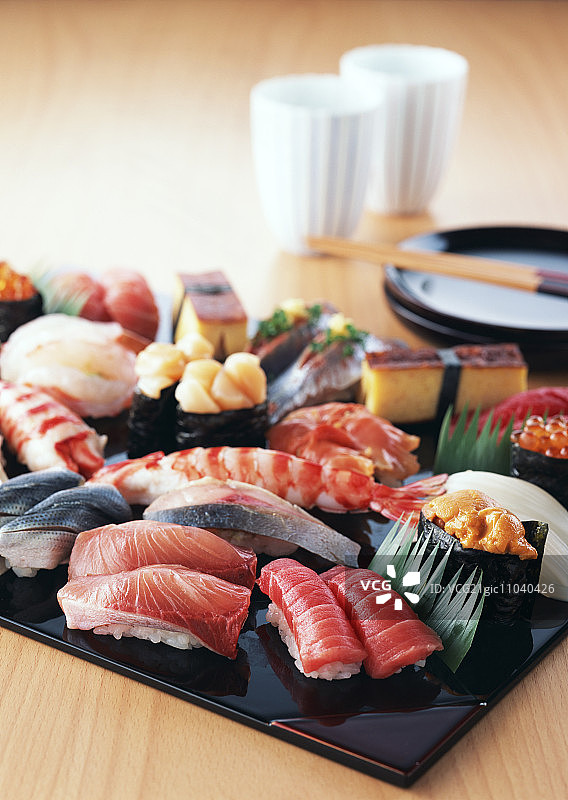 什锦握寿司图片素材